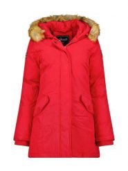 Geographical Norway Parka "Dinasty" w kolorze czerwonym rozmiar: XXL. Czerwone parki damskie Geographical Norway, xxl, bez kaptura. Za 339.00 zł.