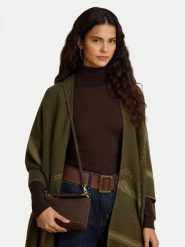 LAUREN RALPH LAUREN Torebka 431P18451003 Brązowy ciemny. Brązowe torebki klasyczne damskie Lauren Ralph Lauren, z nubiku, bez dodatków. Za 1,299.00 zł.