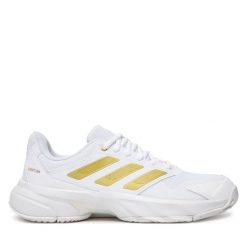 Buty do tenisa adidas. Białe obuwie sportowe treningowe Adidas, tenisowe. Za 399.99 zł.