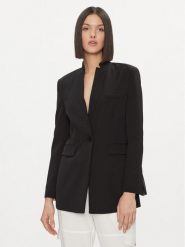 Liu Jo Marynarka WA4071 T7896 Czarny Regular Fit. Czarne marynarki i żakiety damskie Liu Jo, bez wzorów, z syntetyku. Za 1,119.00 zł.