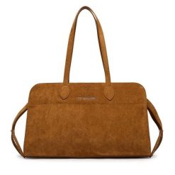 Torebka LOVE MOSCHINO. Brązowe shopper bag Love Moschino, bez dodatków. Za 939.99 zł.