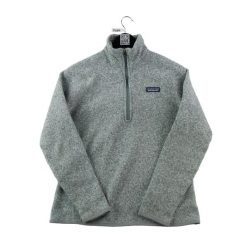 Second life - Bluza polarowa damska Polar melanżowy - Jak nowy. Szare bluzy damskie Patagonia, m, bez wzorów, z polaru, bez kaptura. Za 228.66 zł.