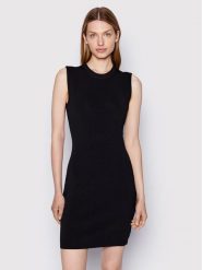 Gestuz Sukienka codzienna Matthea 10906329 Czarny Slim Fit. Czarne sukienki damskie Gestuz, bez wzorów, z wiskozy, bez ramiączek. Za 369.99 zł.