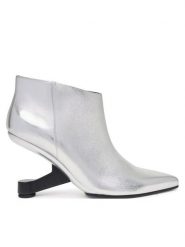United Nude Botki Eamz Yoyo 1102661403 Srebrny. Szare botki damskie United Nude, ze skóry, bez obcasa, na słupku, bez zapięcia. Za 1,689.00 zł.