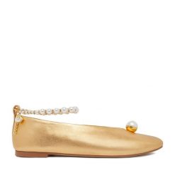 Baleriny GINO ROSSI. Żółte balerinki damskie Gino Rossi, bez wzorów. Za 349.99 zł.