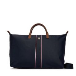 Torebka Tommy Hilfiger. Niebieskie shopper bag Tommy Hilfiger, bez dodatków. Za 649.99 zł.