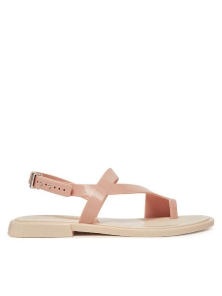 Melissa Sandały Cassie Ad. 35930 Różowy. Czerwone sandały damskie Melissa, bez wzorów, z tworzywa sztucznego, bez obcasa, na płaskiej podeszwie, bez zapięcia. Za 329.99 zł.