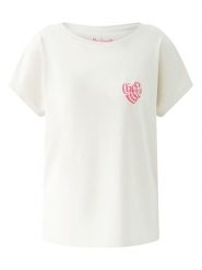 Miss Lagotte Koszulka w kolorze białym rozmiar: 42. Białe bluzki damskie Miss Lagotte, bez wzorów, bez kołnierzyka, bez ramiączek. Za 72.45 zł.