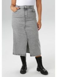 Aniston Spódnica dżinsowa w kolorze szarym rozmiar: 48. Szare spódnice damskie Aniston, na co dzień, bez wzorów, klasyczne, midi. Za 100.28 zł.