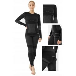 Bielizna termoaktywna dla kobiet Viking Ilsa. Czarna komplety bielizny Viking, bez wzorów. Za 158.09 zł.