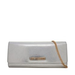 Torebka LOVE MOSCHINO. Szare torebki wieczorowe damskie Love Moschino, bez wzorów, bez dodatków. Za 539.99 zł.