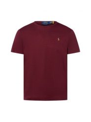 Polo Ralph Lauren Koszulka damska Kobiety Bawełna czerwony jednolity, M. Czerwone koszulki damskie Polo Ralph Lauren, m, bez wzorów, z bawełny, bez kołnierzyka, bez ramiączek. Za 419.95 zł.