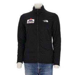 Second life - The North Face kurtka polarowa damska - Jak nowy. Czarne kurtki sportowe damskie The North Face, l, bez wzorów, z materiału, bez kaptura. Za 149.06 zł.