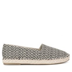 Espadryle Jenny Fairy. Szare espadryle damskie Jenny Fairy, bez wzorów, bez obcasa. Za 62.99 zł.