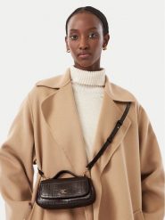 Calvin Klein Torebka Ck Croc Top Handle Bag LV04F3903G Brązowy ciemny. Brązowe torebki klasyczne damskie Calvin Klein, ze skóry, bez dodatków. Za 449.99 zł.