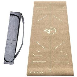Mata jogi korka Hi-tech 6mm +Torba wodoodporna 3 materiały dla większej wygody6. Brązowe torby sportowe ACHAMANA, bez wzorów, z kauczuku, małe. Za 486.00 zł.