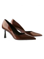 Högl Skórzane czółenka "Marylin" w kolorze brązowym rozmiar: 36. Brązowe czółenka damskie Högl, bez wzorów, bez obcasa, na szpilce. Za 344.54 zł.