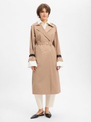 Liu Jo Collection Trencz Kobiety beżowy, S. Brązowe płaszcze damskie Liu Jo Collection, s, bez wzorów, bez kaptura. Za 1,099.95 zł.