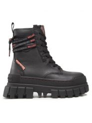 Palladium Trapery Revolt Boot Lth 97240-010-M Czarny. Czarne trapery damskie Palladium, ze skóry, bez zapięcia. Za 699.99 zł.