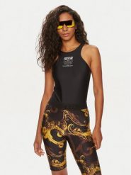 Versace Jeans Couture Body 76HAM231 Czarny Slim Fit. Czarne body i gorsety Versace Jeans Couture, bez wzorów, z jeansu. Za 699.99 zł.