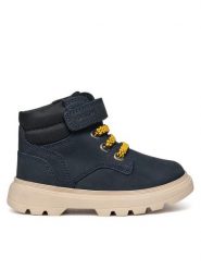 Geox Trapery B05U B4662B 032FU C0045 S Granatowy. Niebieskie buty zimowe chłopięce Geox, z materiału, bez zapięcia. Za 339.99 zł.