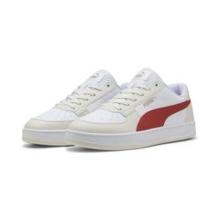 Sneakersy unisex Caven 2.0 PUMA White Red Fire Vapor Gray. Białe obuwie sportowe damskie Puma, bez zapięcia, trekkingowe. Za 269.00 zł.