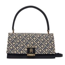 Torebka Tommy Hilfiger. Niebieskie torebki klasyczne damskie Tommy Hilfiger, bez dodatków. Za 699.99 zł.