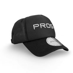 Czapka z daszkiem i siatka PROS one size. Czarne czapki z daszkiem damskie PROS, bez wzorów. Za 119.00 zł.