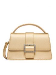 Nine West Torebka CEO-MISSISIPI-III-KY159 Złoty. Żółte torebki klasyczne damskie Nine West, z materiału, bez dodatków. Za 199.99 zł.