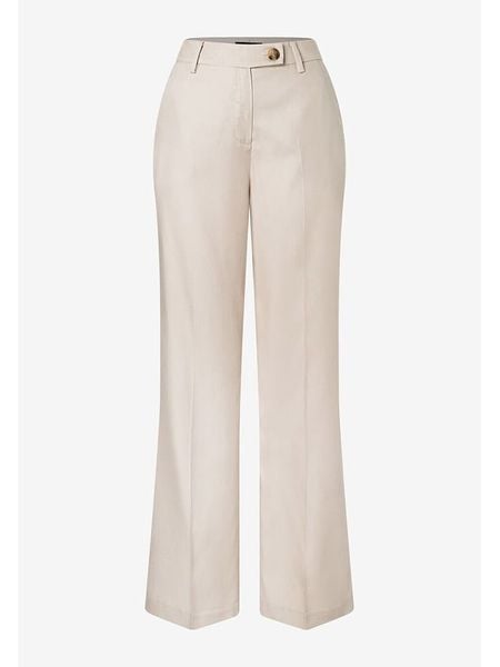 More & More Spodnie w kolorze beżowym rozmiar: 36. Brązowe spodnie materiałowe damskie More & More, bez wzorów, z materiału. Za 113.63 zł.