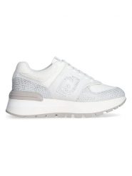 Liu Jo Skórzane sneakersy w kolorze białym rozmiar: 36. Białe obuwie sportowe damskie Liu Jo, z materiału, bez zapięcia. Za 324.26 zł.