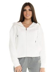 Leone damska krótka pikowana bluza z kapturem i zamkiem błyskawicznym Leisure. Czarne bluzy damskie LEONE 1947 APPAREL, m, bez wzorów, z kapturem. Za 126.26 zł.