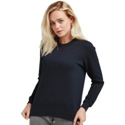 Damska Bluza Z Okrągłym Wycięciem Pod Szyją. Białe bluzy damskie SG, l, bez wzorów, z bawełny, z kapturem. Za 84.99 zł.