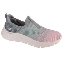Buty sportowe Sneakersy damskie, Go Walk Flex - Cali Sunset. Czerwone obuwie sportowe casual damskie Skechers, trekkingowe. Za 279.99 zł.
