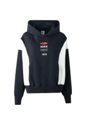 Bluza z kapturem Nike Sportswear IH8516-010 black. Czarne bluzy damskie Nike, l, bez wzorów, z materiału, z kapturem. Za 451.30 zł.