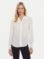 TWINSET Koszula 252TT2142 Beżowy Regular Fit. Brązowe koszule damskie Twinset, bez wzorów, z jedwabiu, bez kołnierzyka, bez ramiączek. Za 1,059.00 zł.