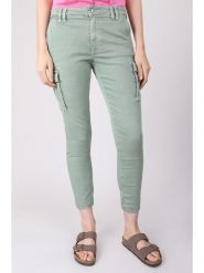 Blue Fire Dżinsy "Cargo" - Tapered fit - w kolorze oliwkowym rozmiar: W28/L29. Zielone jeansy damskie Blue Fire. Za 86.78 zł.