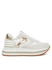 Voile Blanche Sneakersy Merry Power 2018794 1N03 Biały. Białe obuwie sportowe damskie Voile Blanche, ze skóry, bez zapięcia. Za 589.99 zł.