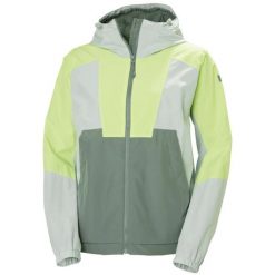 Kurtka przeciwdeszczowa damska Helly Hansen Rig Rain. Zielone kurtki sportowe damskie Helly Hansen, na lato, xl, bez wzorów, z poliamidu, bez kaptura. Za 703.00 zł.