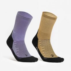 Skarpety turystyczne Quechua Hike 100 długie Limit. x 2 pary. Skarpetki damskie QUECHUA, bez wzorów, z bawełny. Za 44.99 zł.