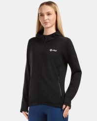 Damska bluza funkcyjna Kilpi SEVELEN-W. Czarne bluzy damskie Kilpi, bez wzorów, z materiału, bez kaptura. Za 473.69 zł.
