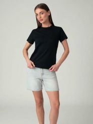 Muchachomalo Koszulka w kolorze czarnym rozmiar: XL. Czarne bluzki damskie Muchachomalo, xl, bez wzorów, z bawełny, bez kołnierzyka, bez ramiączek. Za 52.99 zł.