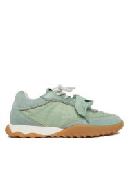 PINKO Sneakersy Gea 02 SS0179 P076 Zielony. Zielone obuwie sportowe damskie Pinko, z materiału, bez zapięcia. Za 1,019.00 zł.