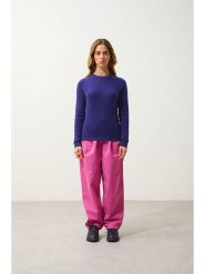 AUTHENTIC CASHMERE Kaszmirowy sweter "Ecrin" w kolorze fioletowym rozmiar: XL. Różowe swetry klasyczne damskie AUTHENTIC CASHMERE, xl, z kaszmiru, bez kołnierzyka. Za 326.99 zł.