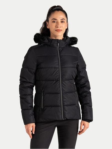 Dare2B Kurtka narciarska Glamourize V DWP608 Czarny Regular Fit. Czarne kurtki sportowe damskie DARE2B, na zimę, bez wzorów, z syntetyku, bez kaptura. Za 679.00 zł.