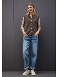 Cecil Kamizelka w kolorze ciemnobrązowym rozmiar: 38. Brązowe kamizelki damskie Cecil, bez wzorów, bez kaptura. Za 118.28 zł.