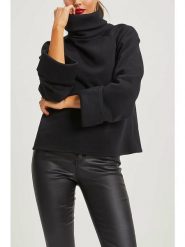 LA Angels Sweter w kolorze czarnym rozmiar: S. Czarne golfy damskie LA Angels, s, bez wzorów, bez ramiączek. Za 120.64 zł.