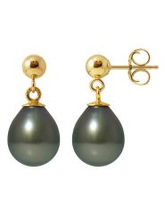 Pearline Złote kolczyki-wkrętki z perłami rozmiar: onesize. Żółte kolczyki damskie Pearline, z perłą, złote. Za 761.99 zł.