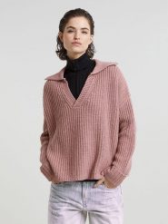 G-Star Sweter w kolorze jasnoróżowym rozmiar: M. Różowe swetry klasyczne damskie G-Star, m, z wełny, bez kołnierzyka. Za 197.63 zł.