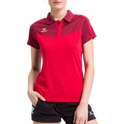 Damska koszulka polo Erima Squad. Czerwone koszulki damskie Erima, bez wzorów, z materiału, bez kołnierzyka, bez ramiączek. W wyprzedaży za 139.15 zł.